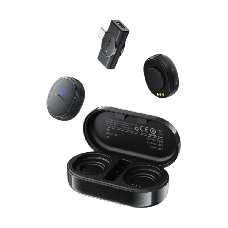 ACEFAST R3 Wireless Magnetic Lavalier AI Microphones