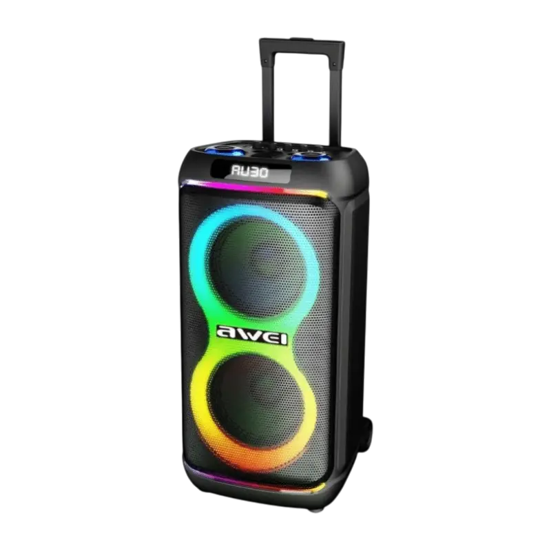AWEI KT33 Bluetooth Speaker Troly with 2 Microphone