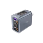 Acefast Crystal Charger A47 PD 65W Gan3 Wall Charger