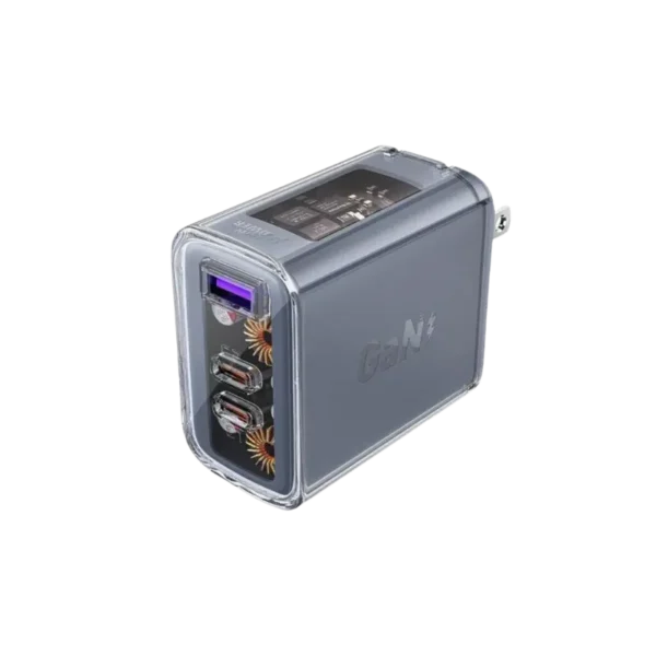 Acefast Crystal Charger A47 PD 65W Gan3 Wall Charger