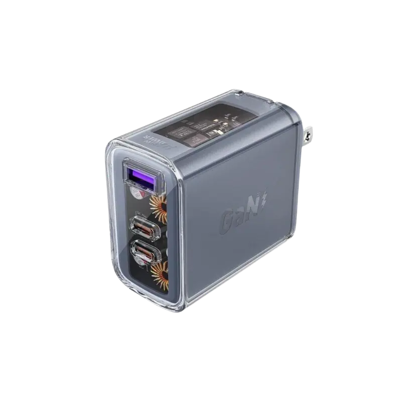 Acefast Crystal Charger A47 PD 65W Gan3 Wall Charger