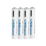 AiVR AAA USB-C Rechargeable Batteries 4pcs - 950mWh