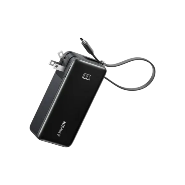 Anker 10000mAh 30W Fusion Power Bank with Built-in USB-C Cable (A1637)