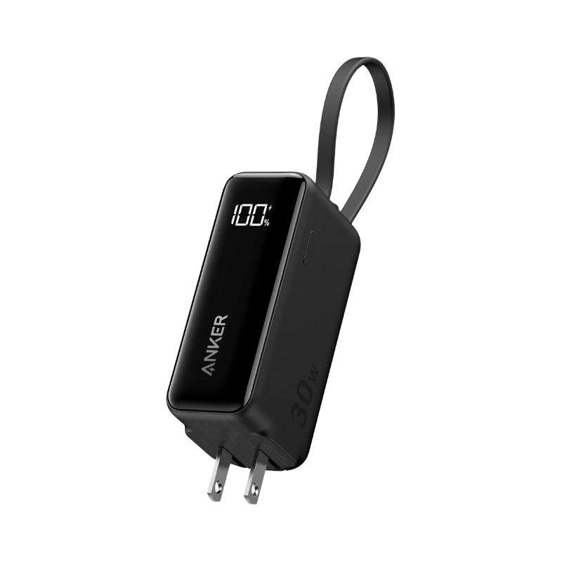 Anker A1636 – 3-in-1 Power Bank 30W Fusion Built-In USB-C Cable Anker A1636 – 3-in-1 Power Bank 30W Fusion Built-In USB-C Cable
