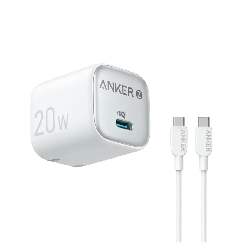 Anker B2699 Zolo 20W Charger with Type-C to Type-C Cable