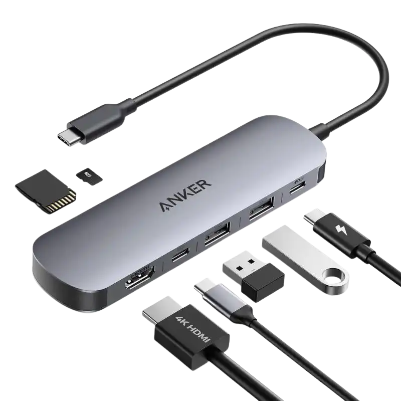 Anker Nano A83D2 7-in-1 USB-C Hub with 4K HDMI