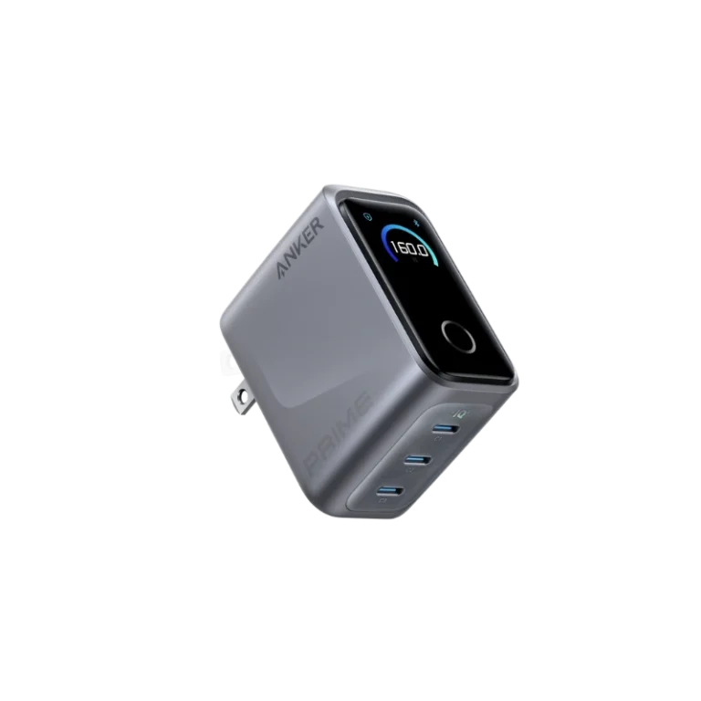 Anker Prime 160W 3-Port GaN Fast Charger with Smart Display (A2687)