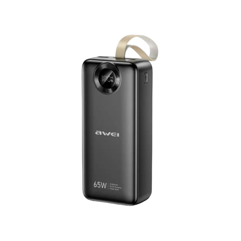 Awei PA34 30000mAh 65W Fast Charging Power Bank Awei PA34 30000mAh 65W Fast Charging Power Bank