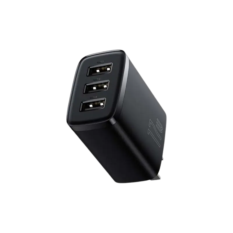 Baseus 17W 3 USB Ports Compact Charger