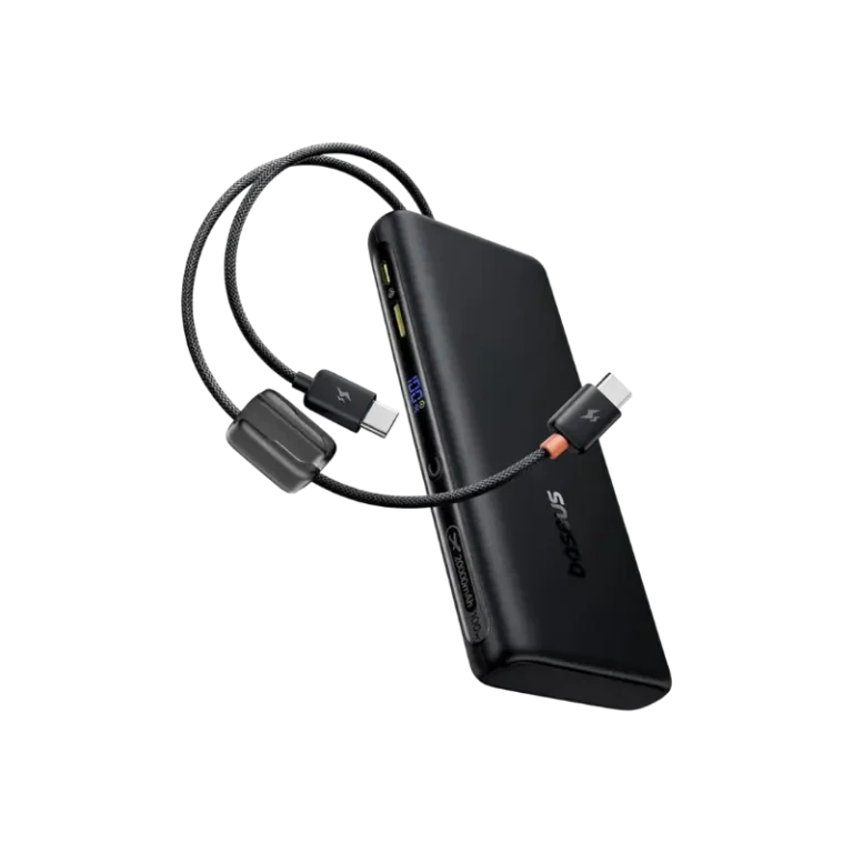 Baseus FC41 20000mAh 100W Fast Charging Power Bank with Built-in USB-C Cables