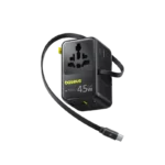 Baseus PicoGo AG11 45W GaN Universal Travel Adapter with Retractable Cable