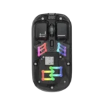 COTECi OF-026-WH Magic Crystal IV Wireless Dual-Mode Mouse