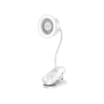 Hoco HX610 Clip Mount Fan with Rechargeable Battery and LED Light