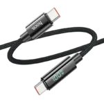 Hoco U125 Benefit 100W USB-C to USB-C Cable With Display