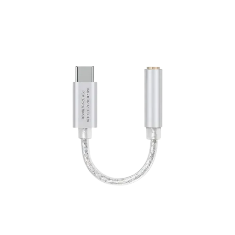 JCALLY JM12 Type C to 3.5mm HiFi DAC Chip Audio Adapter