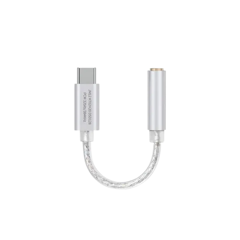 JCALLY JM12 Type C to 3.5mm HiFi DAC Chip Audio Adapter
