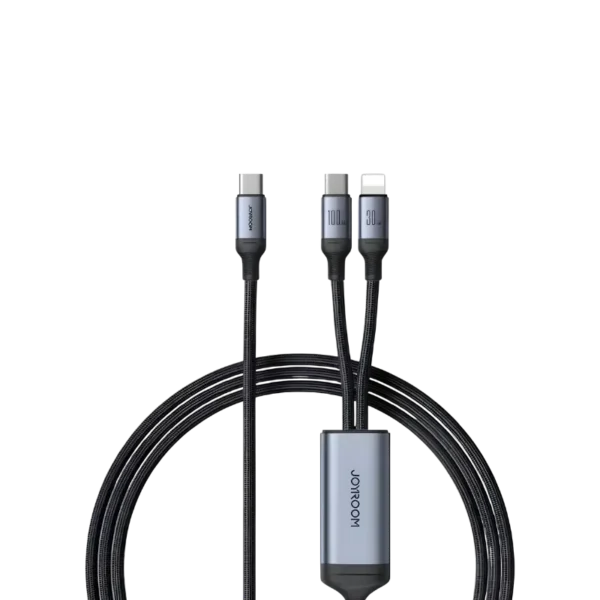 JOYROOM A21 100W Type-C to Type-C + 30W Lightning PD Fast Charging Cable