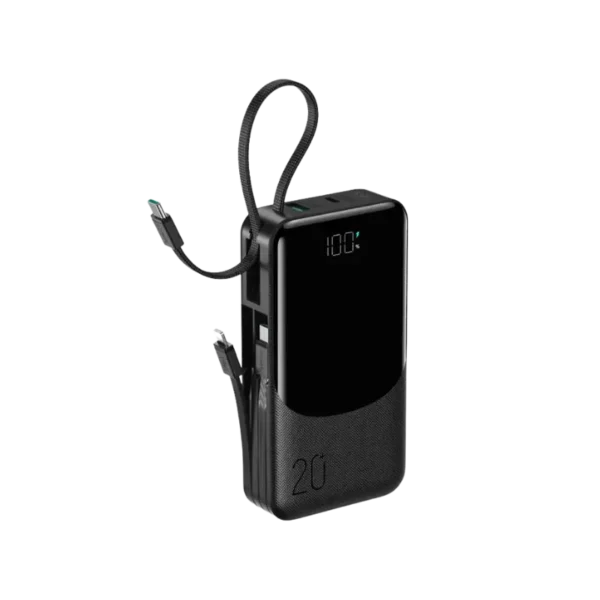 JOYROOM JR-PC2 20000mAh 22.5W Power Bank with Built-in 3 Cables