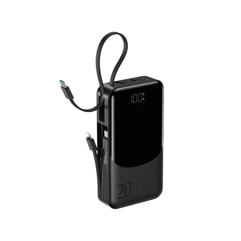 JOYROOM JR-PC2 20000mAh 22.5W Power Bank with Built-in 3 Cables