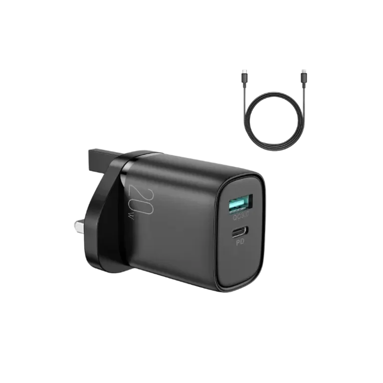 JOYROOM L-QP2011 Dual-Port (QC3.0+PD) Fast Charger with Type C to Lightning Cable