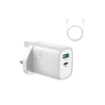 JOYROOM L-QP2011 Dual-Port (QC3.0+PD) Fast Charger with Type C to Lightning Cable