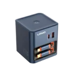LDNIO Q16 100W GaN Desktop Charger 4-Port with Retractable Cables
