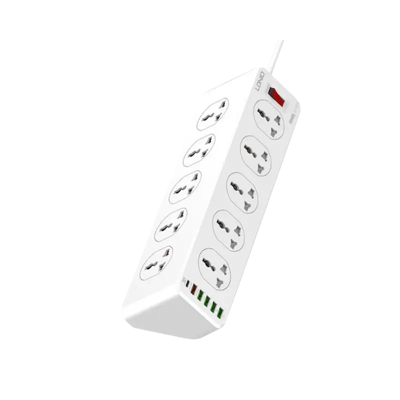 LDNIO SC10610 30W 6-Port USB Charger Power Strip Multiplug
