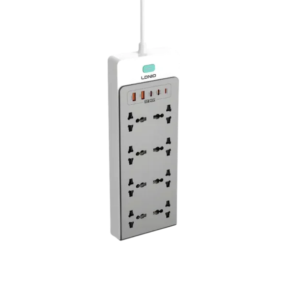 LDNIO SC4 13-in-1 65W GaN Desktop Charging Power Strip