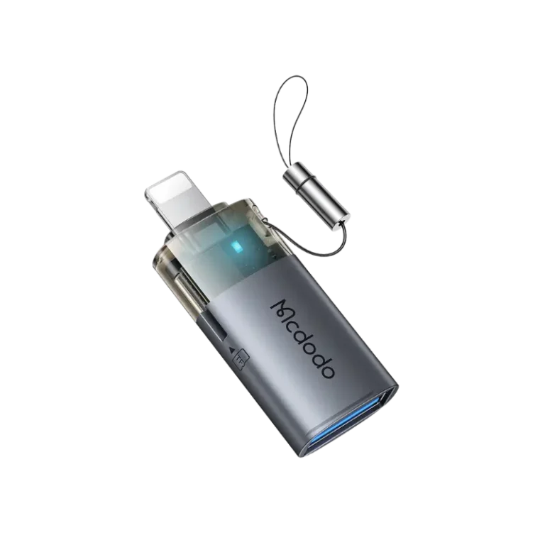 MCDODO OT-785 2-in-1 USB to Lightning OTG Adapter
