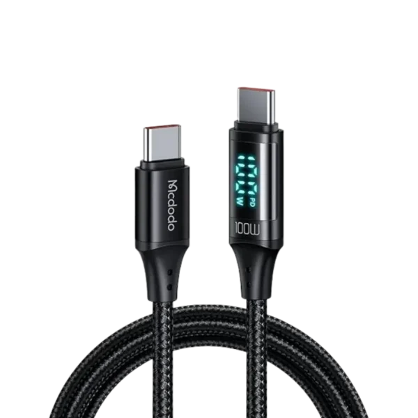 Mcdodo CA-1100 100W Type-C To Type-C Digital Display Fast Charging Cable