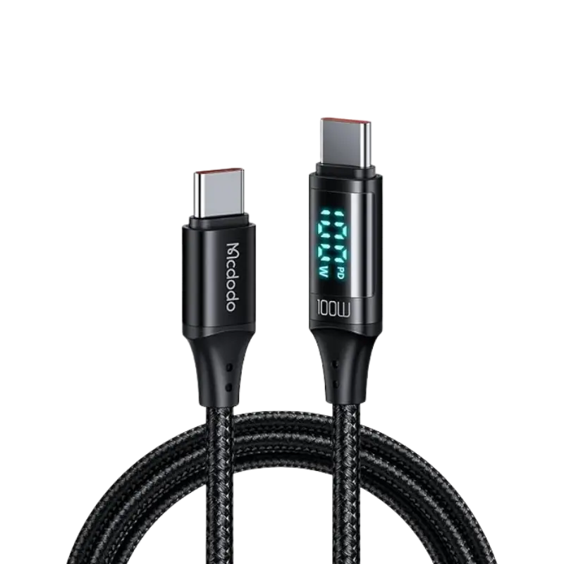 Mcdodo CA-1100 100W Type-C To Type-C Digital Display Fast Charging Cable