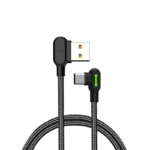 Mcdodo CA-5281 Button Series USB-A to USB-C Charging & Data Cable with LED