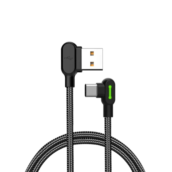 Mcdodo CA-5281 Button Series USB-A to USB-C Charging & Data Cable with LED