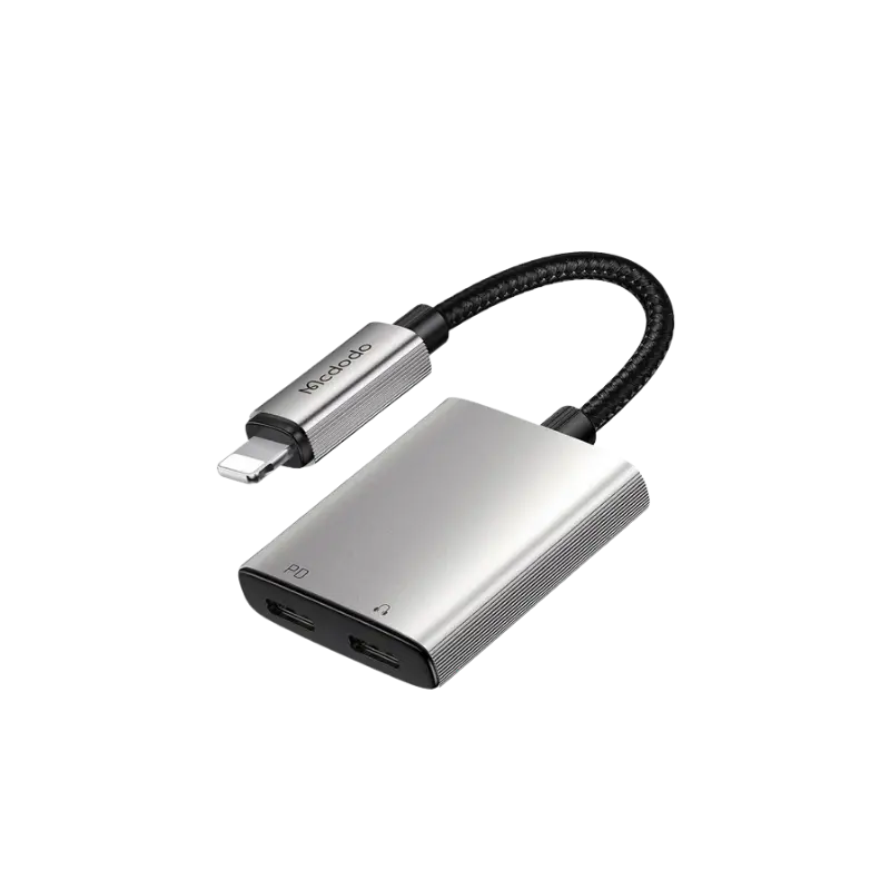 Mcdodo CA-5560 2 in 1 Lightning To Dual Lightning Audio Adapter