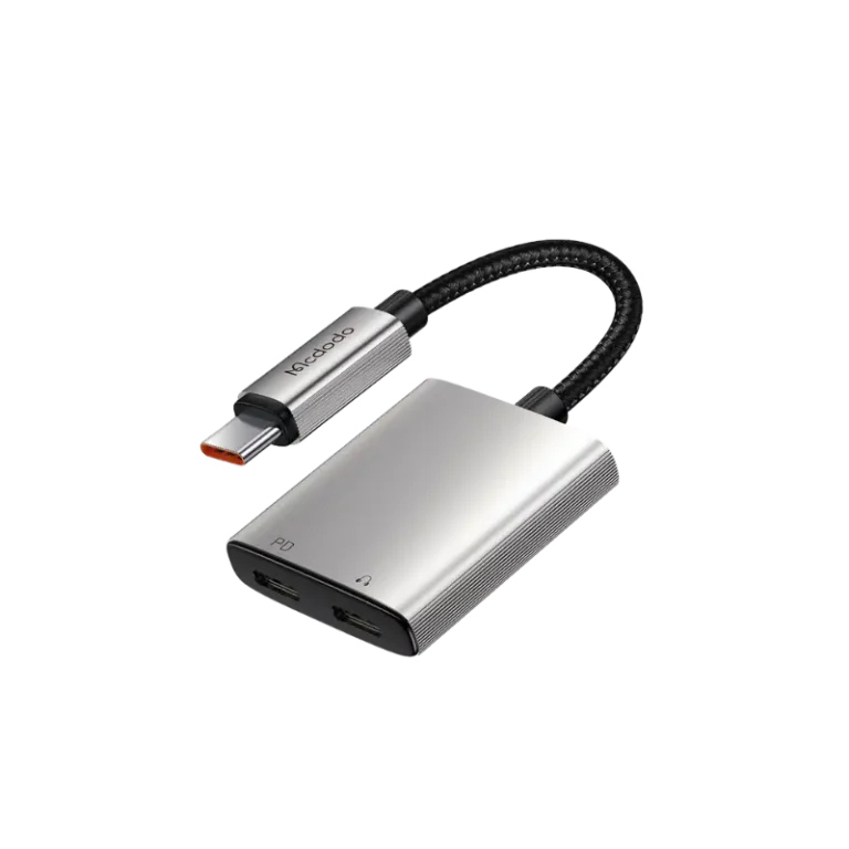 Mcdodo CA-5570 2-in-1 USB-C to Dual USB-C Audio Adapter