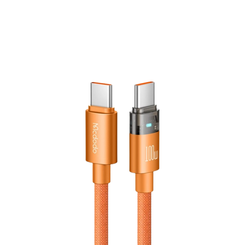 Mcdodo CA-5585 100W Type-C to Type-C Fast Charging Cable with Light