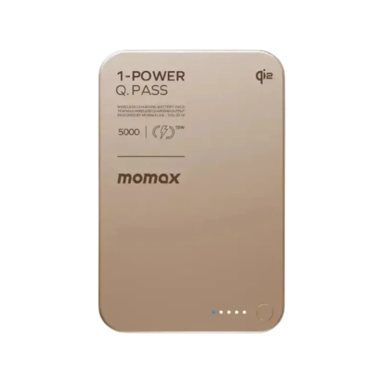 Momax 1-Power Q.Pass Qi2 Magnetic Wireless Power Bank - 5000mAh