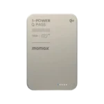 Momax 1-Power Q.Pass Qi2 Magnetic Wireless Power Bank - 5000mAh