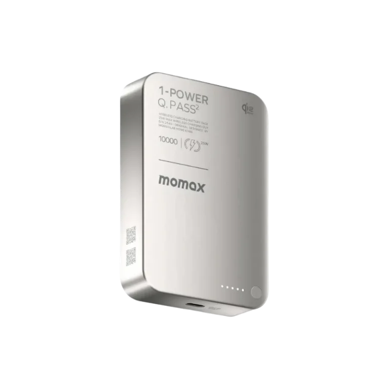 Momax 1-Power Q.Pass² 10000mAh Qi2 25W Magnetic Wireless Powerbank