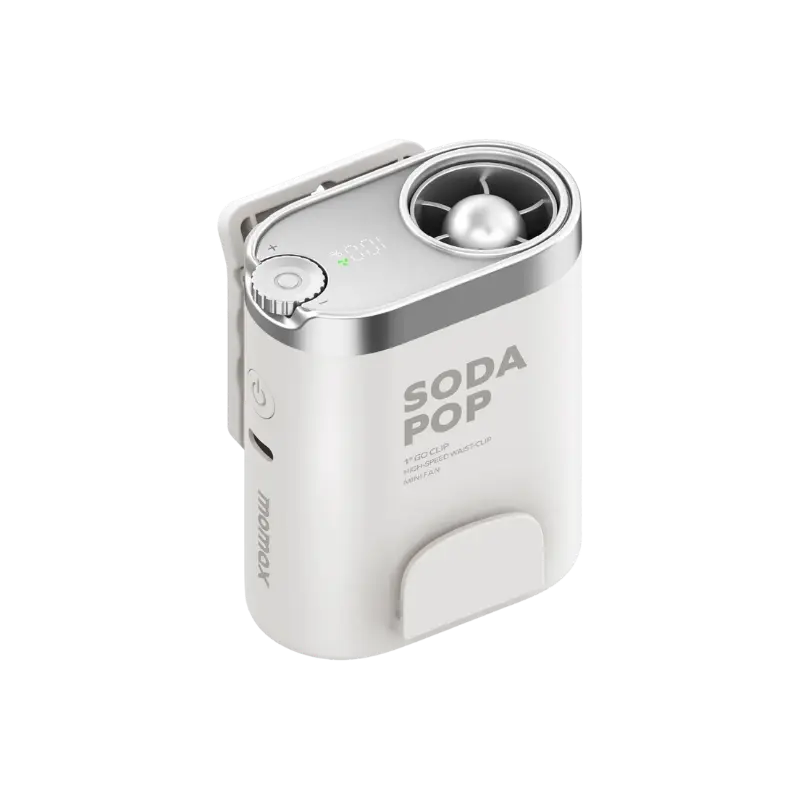 Momax 1° Go Clip High-Speed Waist-Clip Mini Fan Momax 1° Go Clip High-Speed Waist-Clip Mini Fan