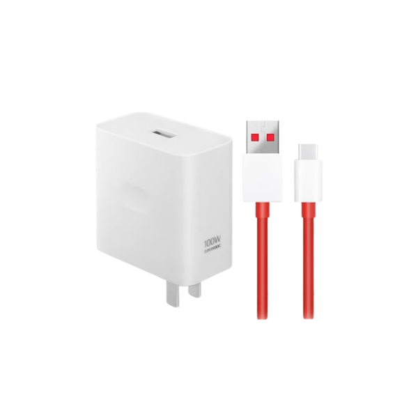 OnePlus SUPERVOOC 100W Power Adapter with USB-A to USB-C Cable