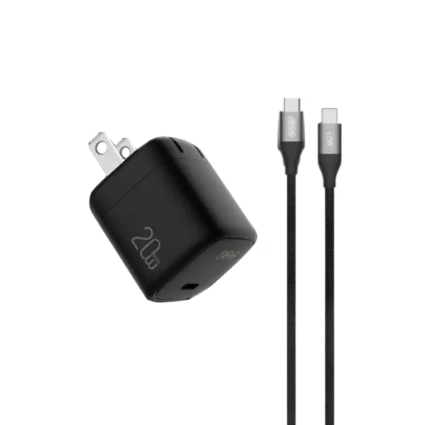 QCY CK02-MG 20W Charger with Type-C to Type-C Cable