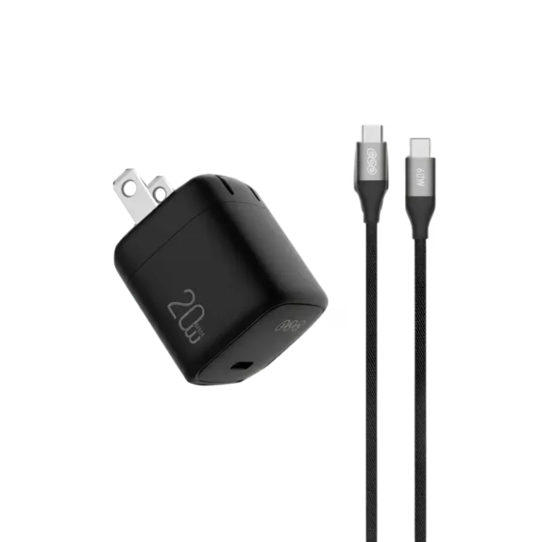QCY CK02-MG 20W Charger with Type-C to Type-C Cable