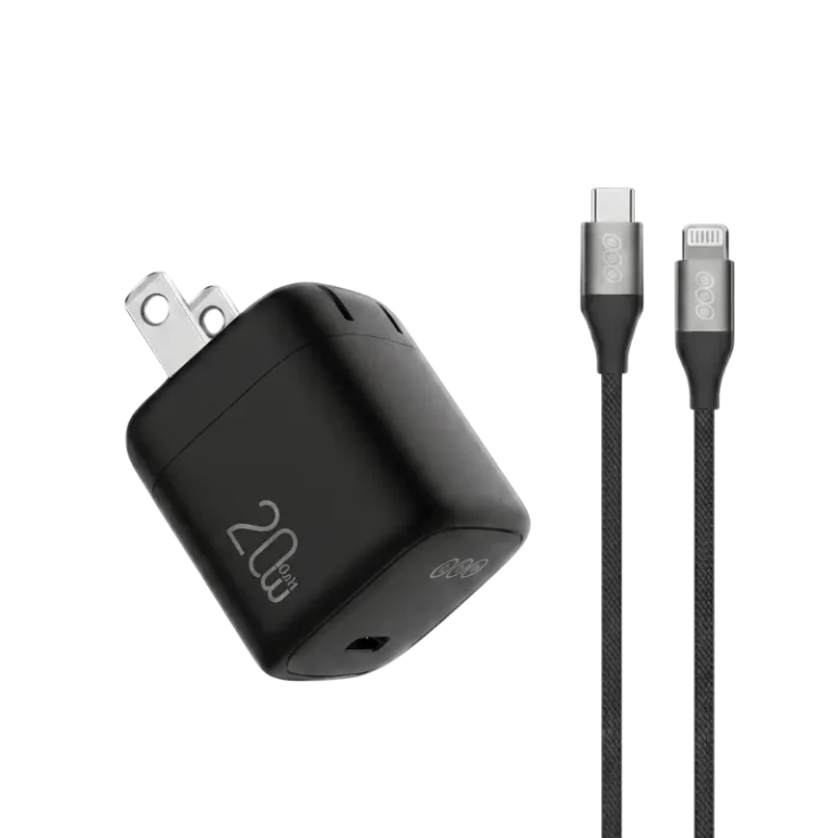 QCY CK03-MG 20W Charger with Type-C to Lightning Cable