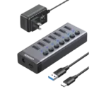 UGREEN 7-Port USB 3.0 Hub with 4 Smart Charging Ports (30778)