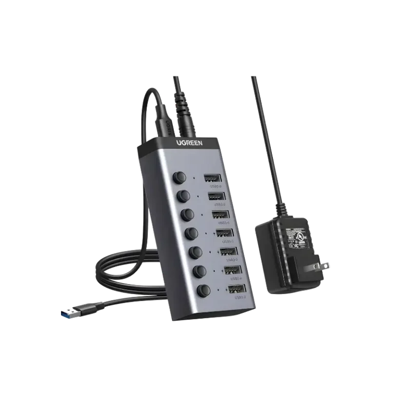 UGREEN 7-Port USB 3.0 Hub with 4 Smart Charging Ports (30778)