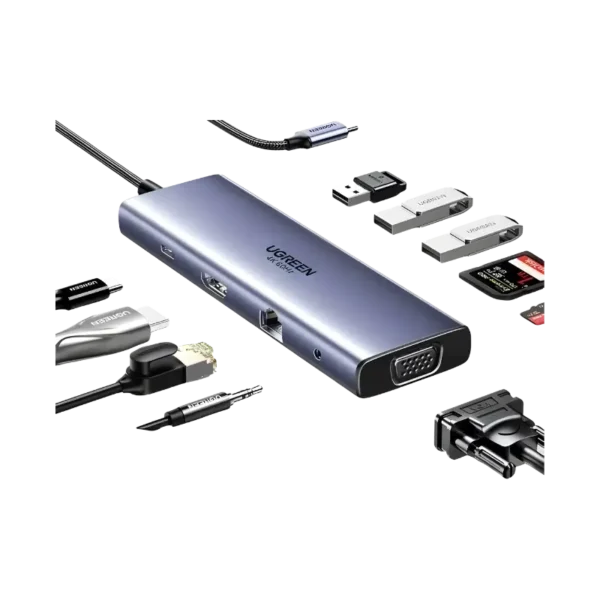 UGREEN CM498 10-IN-1 USB C DOCKING STATION (25043)