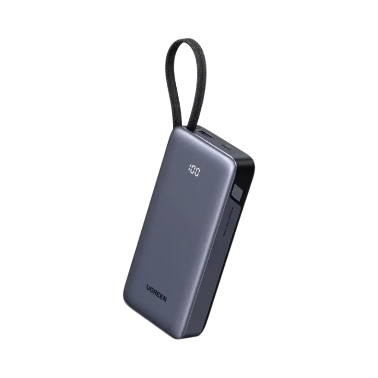UGREEN PB536 45W 20000mAh Power Bank with Built-in Cable (55988)