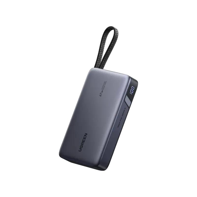 UGREEN PB550 67W 20000mAh Power Bank with Built in Cable (55996) UGREEN PB550 67W 20000mAh Power Bank with Built in Cable (55996)