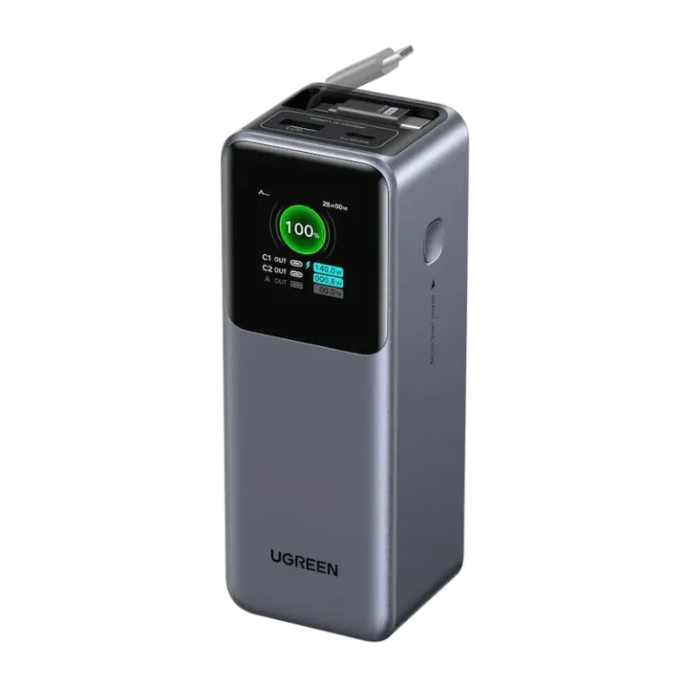 UGREEN PB726 20000mAh 165W Power Bank with Retractable USB-C Cable (55987)